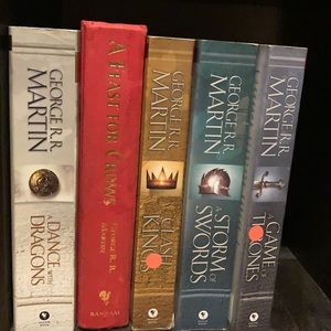 Game of Thrones book series 5 books 📚